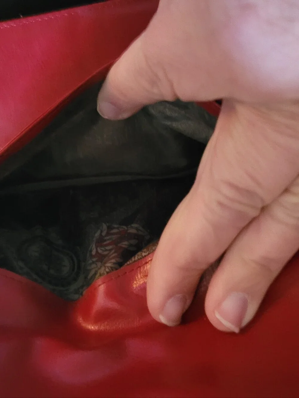 Brighton Red Women's Heart Detail Leather Wallet